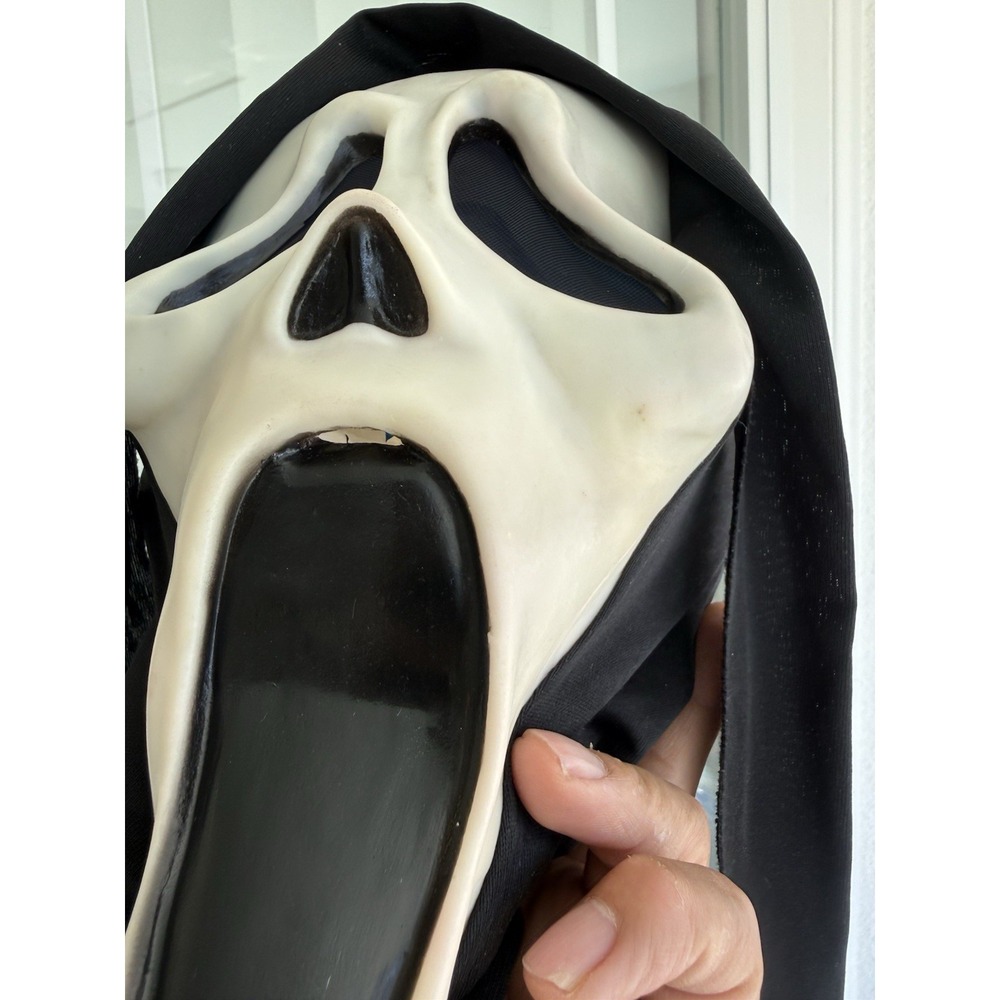 Vintage Ghost Face Gen 1 Scream Mask Fun World Div Glow Dark Complete Custom 90s - Picture 11 of 15
